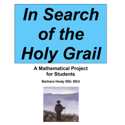 Mathematics Workbook - In Search of the Holy Grail